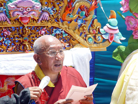 His Holiness Ngawang Tenzin Zangbu, Head Lama of Tengboche Monastery
